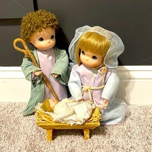 “The Holy Family” porcelain doll set